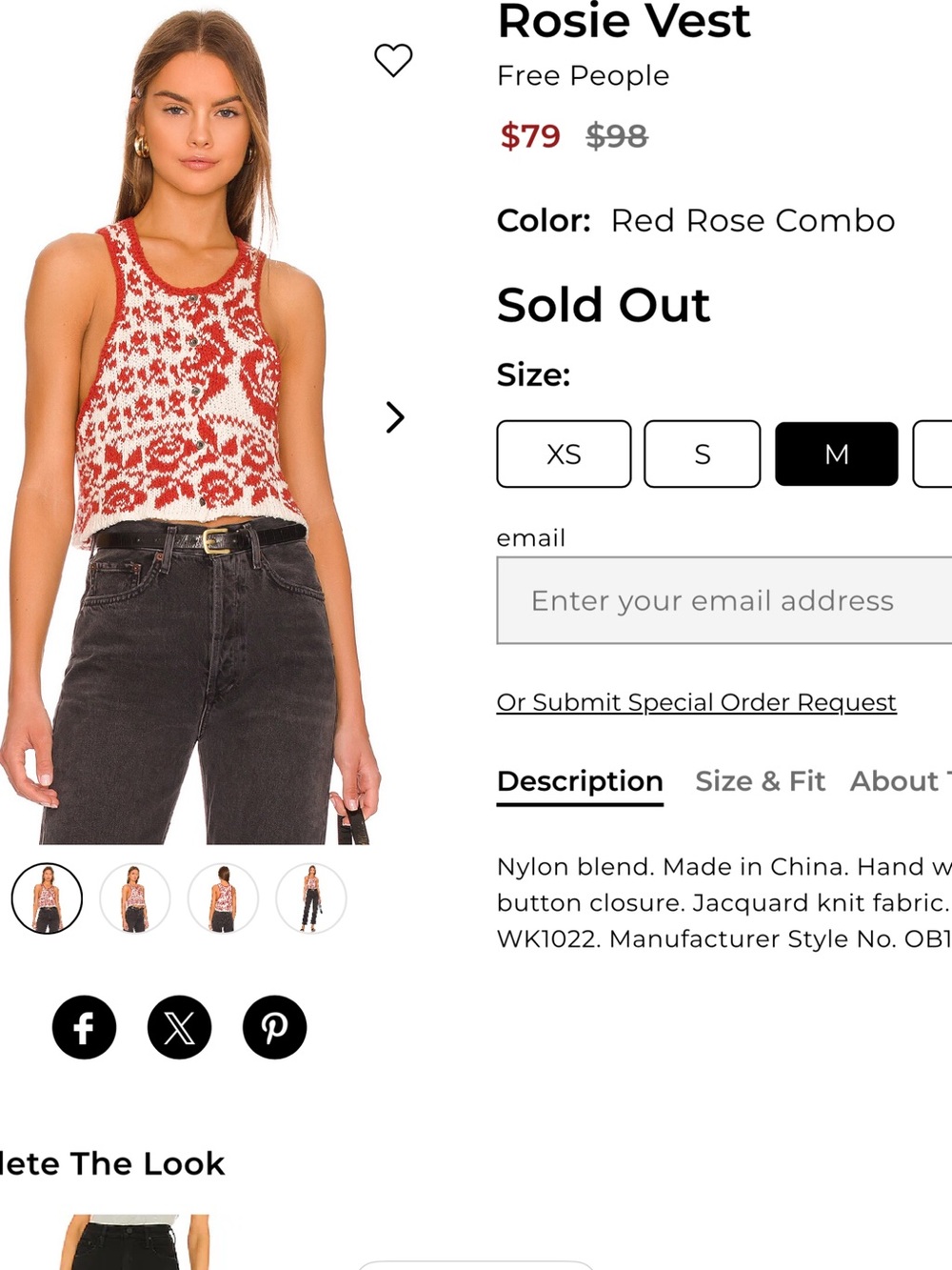 Free People Rosie Vest - Picture 5 of 11